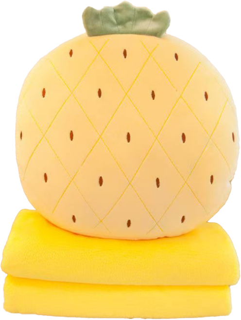 MJ21 부드러운 무릎담요 과일쿠션