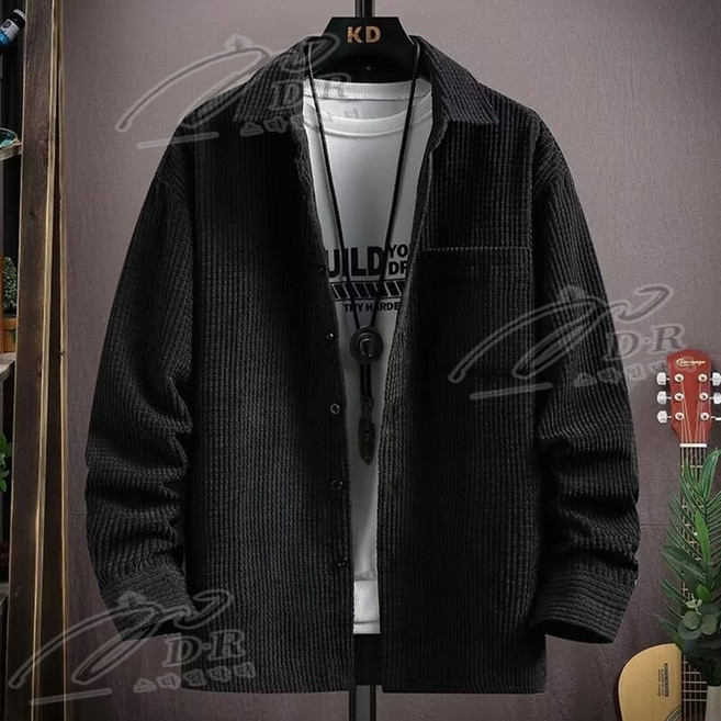 스타일닥터 남성 셔츠 상의 두꺼운 코듀로이 남성복