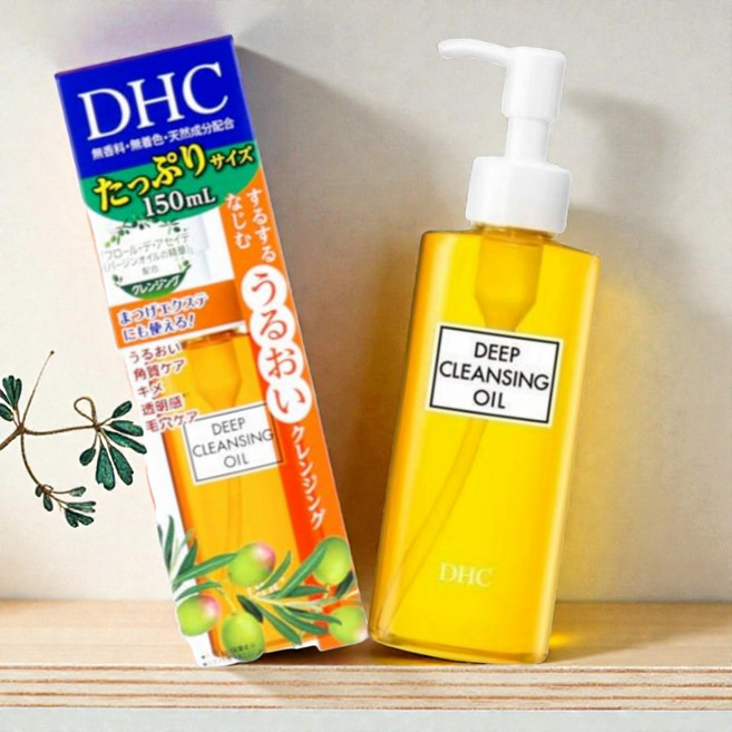 DHC 디에이치씨 딥 클렌징 페이셜 오일 딥클렌징 메이크업 리무버 150ml, 1병