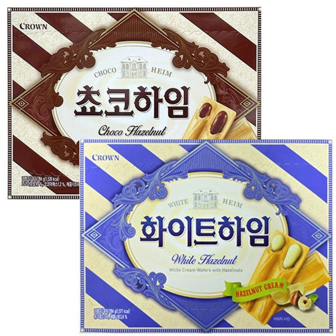 쵸코하임 284g + 화이트하임 284g, 1세트
