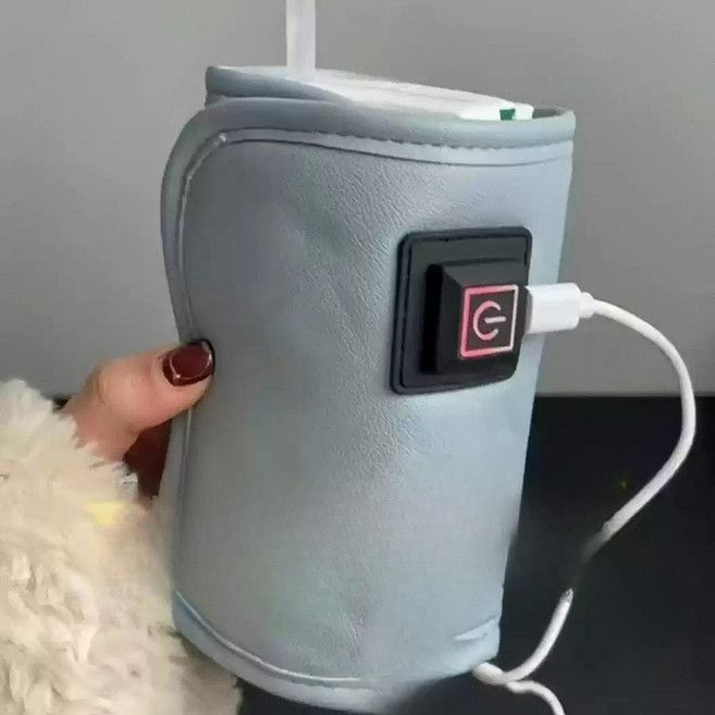 음료 워머 보온 데우기 휴대용 중탕기 우유용 한약 상업용, 1개, 핑크