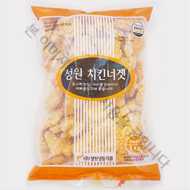냉동 치킨너겟 1000g 에어프라이어 반찬 튀김 안주, 1kg, 1개