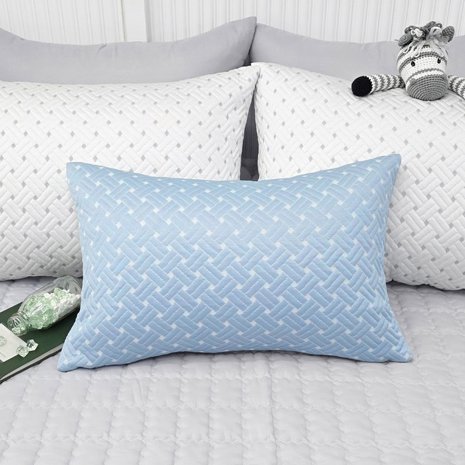 베드앤데코 국내 제조 더위타파 크로스 냉감 베개커버