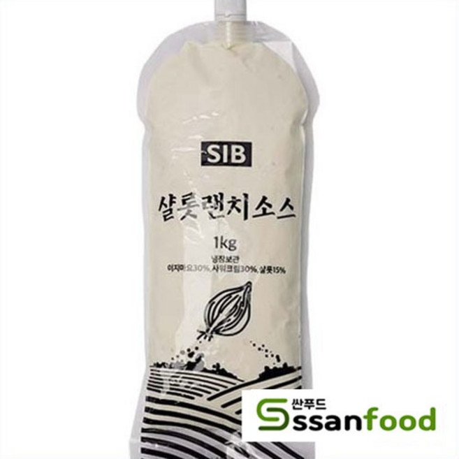 제이케이푸드 선인 샬롯랜치소스 1kg 사워크림 랜치 드레싱, 1개