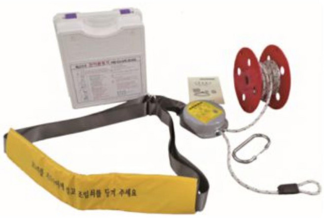 1회용 간이식 완강기 소방점검 하중150 숙박업소 오피스텔 학교 4층, 1개