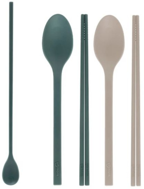 코스트코 실리만 실리콘 수저세트 2개 + 롱스푼1