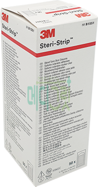 3M 스테리스트립 B1551 50매입 살색 6x75mm / Steri Strip 베이지색