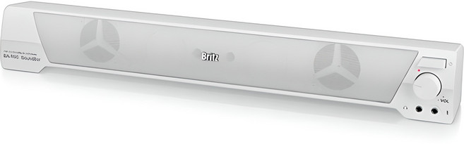 브리츠 USB 사운드바, BA-R90, 화이트