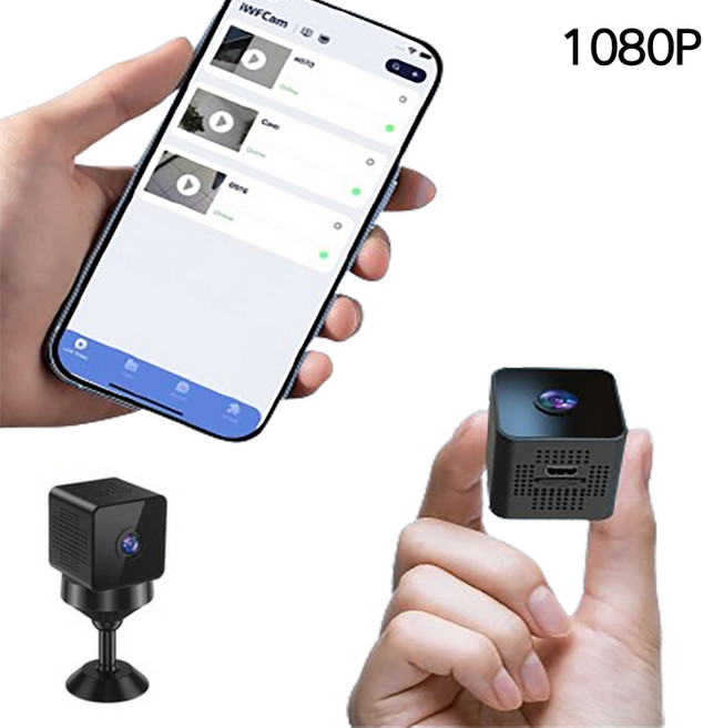 DS 카메라 HD 1080P 무선 실내 WiFi AP 카메라 휴대용 무선 바디캠, X1, 1개