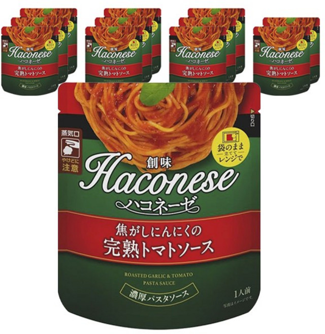 소미 하코네제 구운 마늘의 완숙 토마토 소스, 12개, 120g