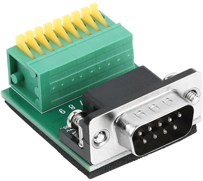 DB9 Male - 터미널 블록 젠더 rs232/422/485변환 넷매이트NM-DTM, 선택없음, 1개