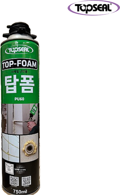 우레탄폼 충진용 탑씰 탑폼 건용, 1개
