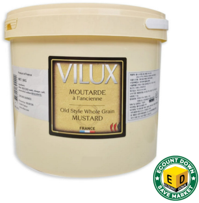 비룩스 프렌치 홀그레인 머스터드 5kg, 1개