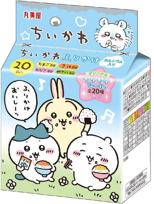 마루미야 치이카와 미니 후리가케 200봉, 10세트, 50g