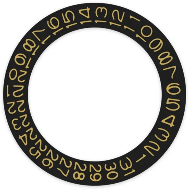 NH35 날짜 다이얼 자동 기계식 무브먼트 SKX007 시계 휠 페이스트 패치 4R35 에 적합 블랙, 12 A7