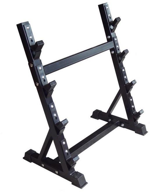 바벨거치대 역기 중량봉 랙 지지대 헬스장 브라켓 이지바, 블랙(4개), 1개