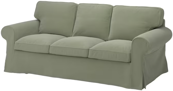 이케아 EKTORP 엑토르프 3인용소파, 하케보 그레이그린 395.090.02