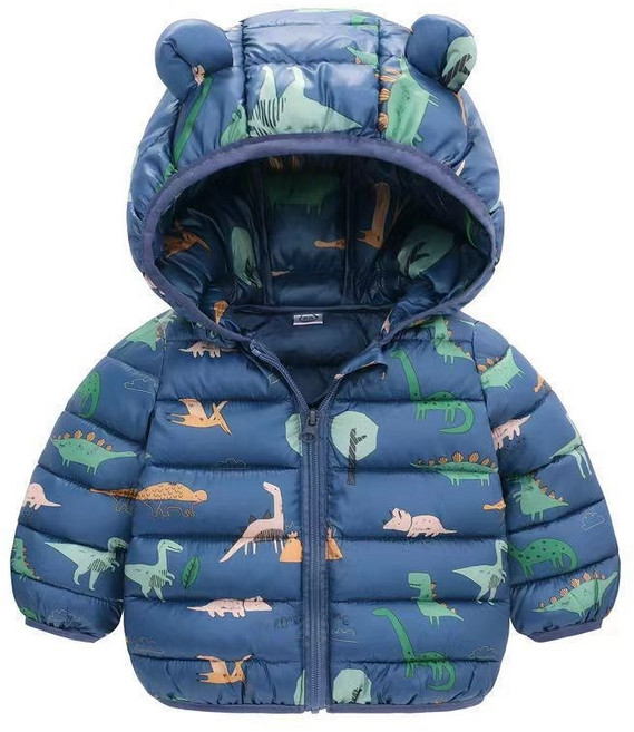 兒童連帽耳朵款外套 羽絨棉鋪棉保暖外套 冬季童裝