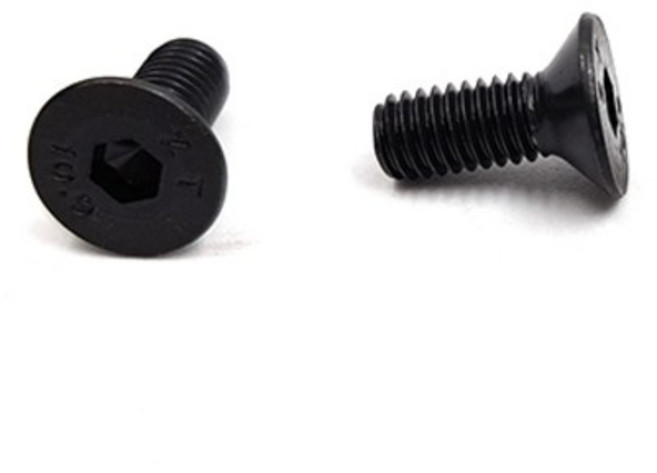 열처리 접시 머리 렌치볼트 철 SCM435, M8, 12mm, 10개