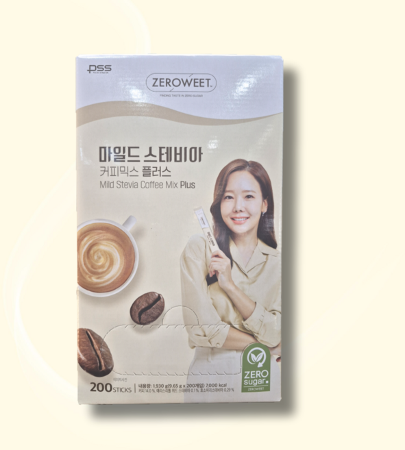 펄세스 마일드 스테비아 커피믹스 플러스 9.65g 200개입, 1개