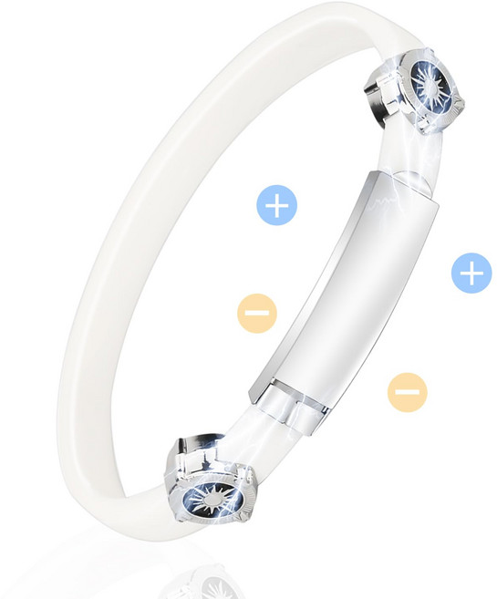 [루이/정전기방지팔찌] 방전 방지 실리콘 손목밴드 / 음이온 운동용 남녀 공용 조절 가능