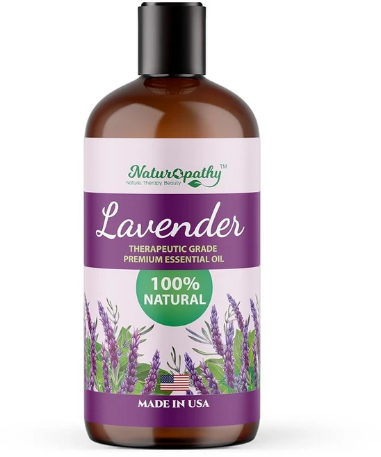 Naturopathy 라벤더 에센셜 오일 100% 천연 치료 등급 프리미엄 품질 118.3ml(4액량 온스) - 아로마테라피 및 휴식에 적합, 1개, 118.3ml - 쿠팡
