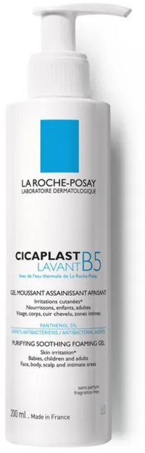 LA ROCHE POSAY 프랑스 정품 라로슈포제 시카플라스트 B5 젤 클렌저 200ml, 1개
