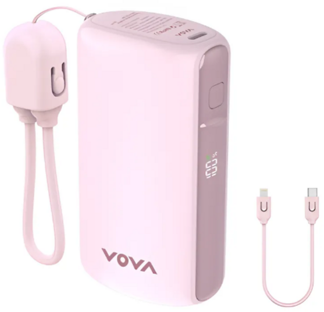 보바 그립 미니 고속충전 보조배터리 10000mAh, VA-115(고속충전), 아이보리