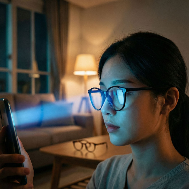 에비노 눈보호 블루라이트 차단 패션 안경