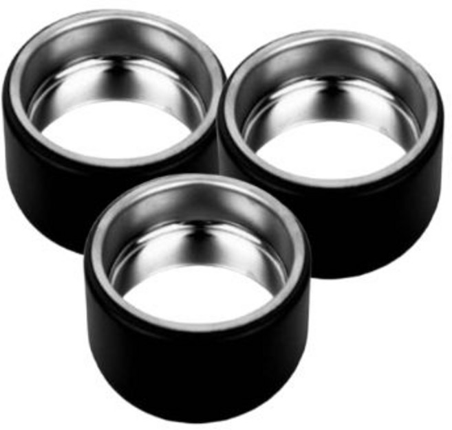 원형 스탠 재털이 업소용 스텐 노래방 재털이 소, 3개