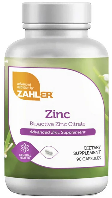 잘러 바이오액티브 아연 시트레이트 캡슐, 1개, 90정 - 쿠팡