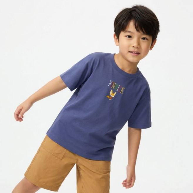 유니클로 키즈 어린이 주토피아 피닉 그래픽 캐릭터 반팔티 티 no.1786192