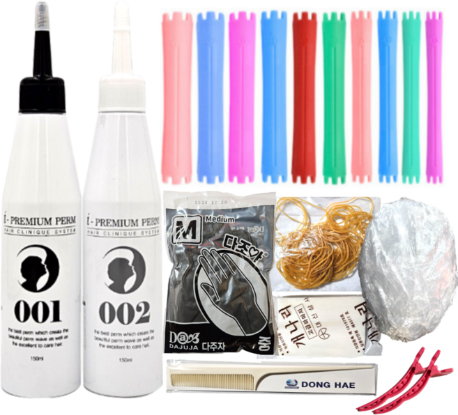 아이프리미엄 집에서파마하기 순한 저자극 셀프파마 세트 냄새없는 파마약 앞머리펌, 8. 파마롯드 8호9호10호, 1개