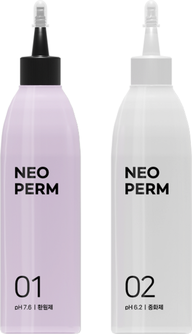 마잘 순한 비건 셀프 파마약 네오펌 1/2제 저자극 펌제 염색모 손상모 최소화, 1개, 150ml