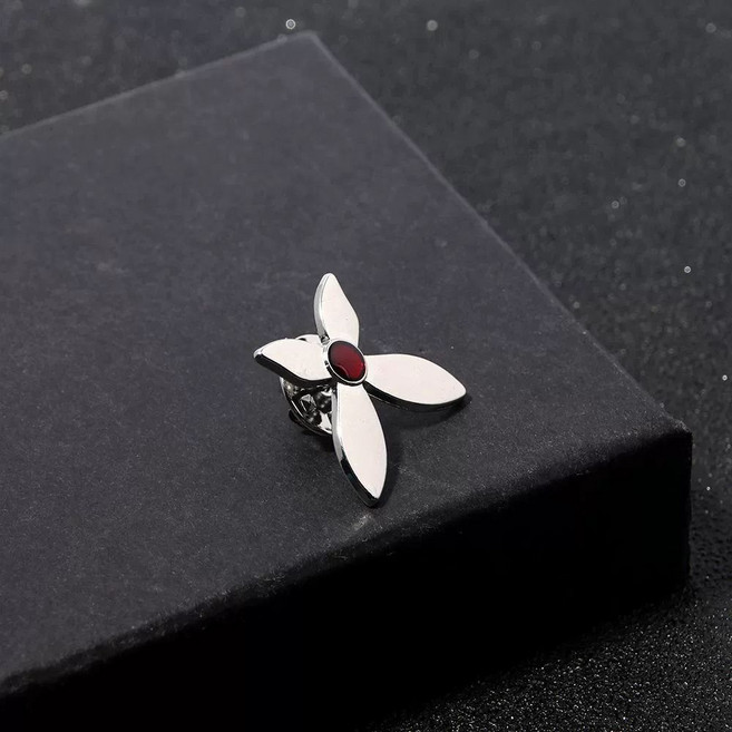 레이디버그 블랙캣 미라클 스톤 코스프레 목걸이 열쇠고리 귀걸이 장식, 나비 브로치 】, 1개