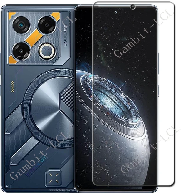 화면 보호대 필름 온 강화 유리 커버 Infinix GT 20 프로 6.78 인치 2 개, 01 2 조각, 01 강화유리