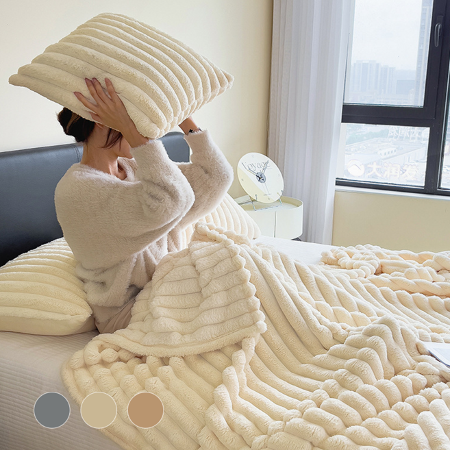 루루부라 사계절 포근한 부드러운 프리미엄 극세사 담요 블랭킷