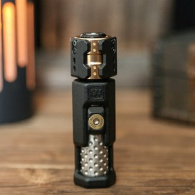 총잡이 팍팍 코인 EDC 성인용 금속 스트레스 해소 장난감 카드 밀기 팽이, 1개, black