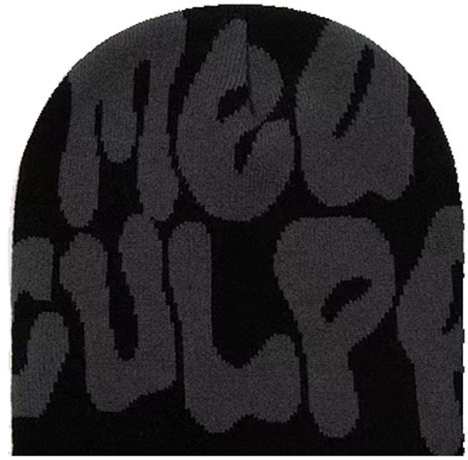 유어더메인 남녀공용 보온 레터링 비니