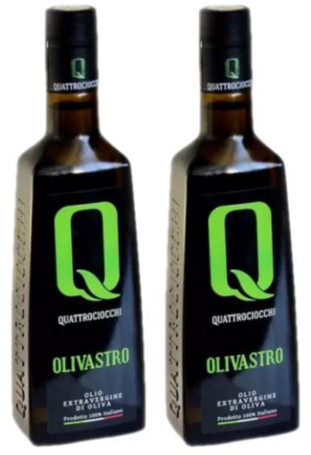 25/26 콰트로치오키 올리바스트로 Olivastro 엑스트라버진올리브오일 500ml, 2개