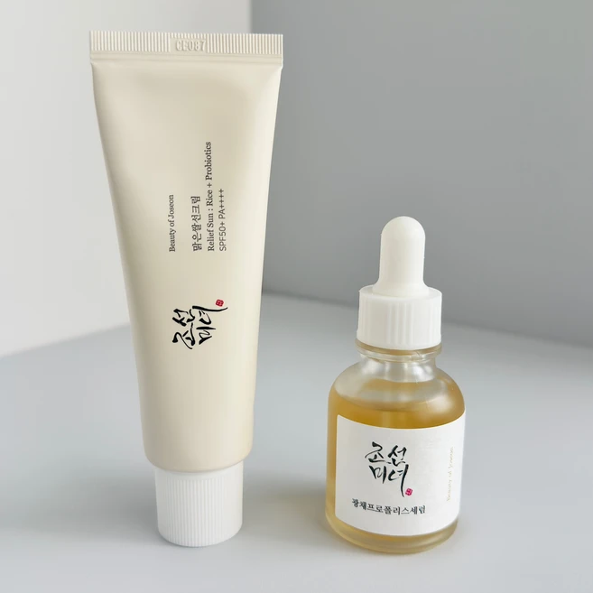 Beauty of Joseon GLOW SERUM : PROPOLIS + NIACINAMIDE 30ml+ Relief Sun Rice Probiotics 선크림 50 ml, 50ml, 1개 - 쿠팡