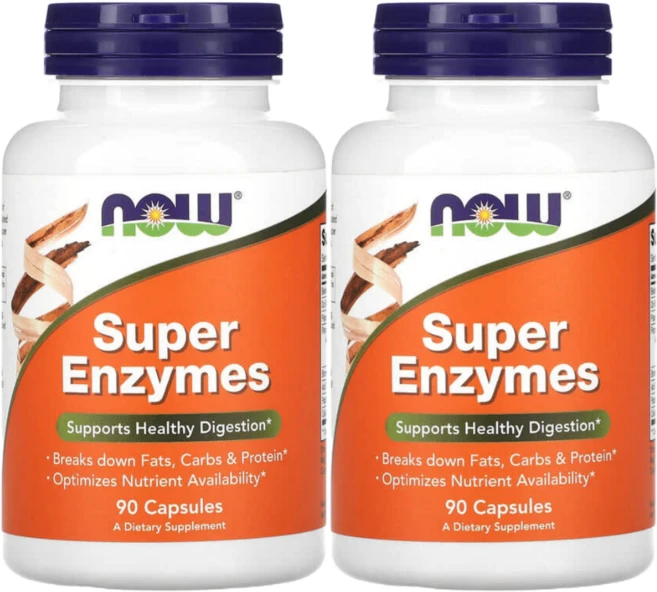 나우푸드 슈퍼 효소 90 캡슐 2팩, 90정, 2개, 90정 - 쿠팡