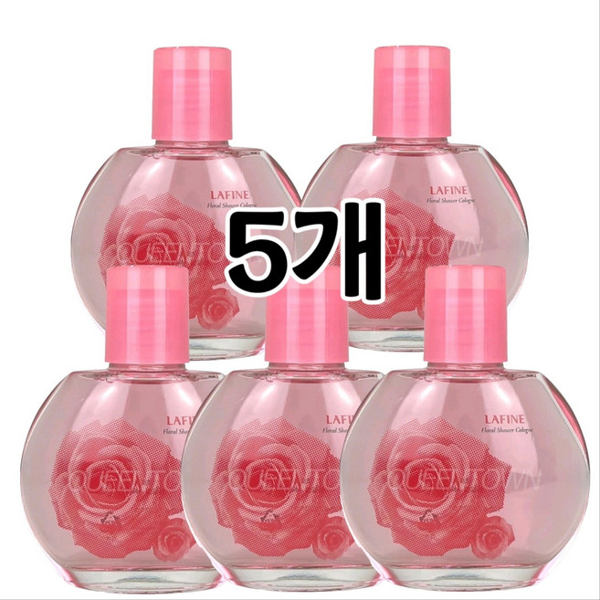 라피네 플로럴 샤워코롱 바디향수/란스짱, 5개, 150ml