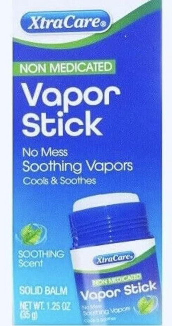 Xtra Care Non-Medicated Vapor Stick Solid Balm 1.25oz Soothing Vapors (Pack of 1)