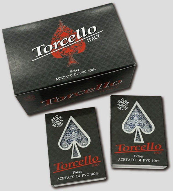 토르첼로 카드 하프박스(6개) 홀덤카드 포커 훌라 바둑이, 1개