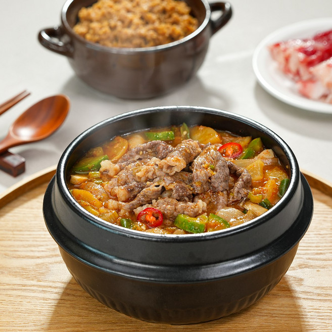 셰프애찬 차돌박이 듬뿍 특제 양념 깊고 진한 찌개 차돌된장짜글이, 1개, 930g