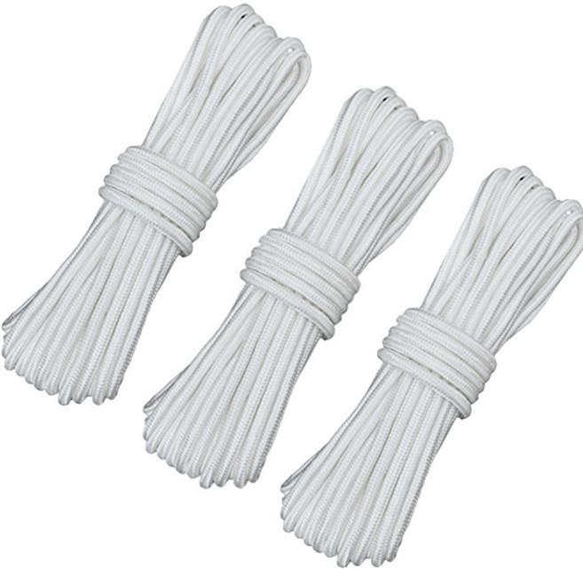 싱글레이드 베란다 빨래건조대줄, 화이트 3개