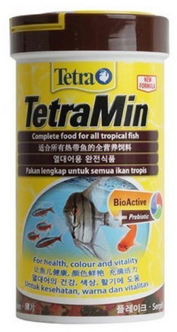 테트라 민 250ml 플레이크사료 부상성사료 사료, 1개