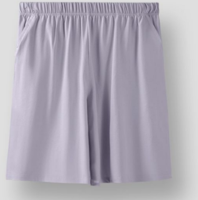 Makone 여성 순면 반바지 5부 팬츠 잠옷바지 루즈핏 이지웨어 바지 캐주얼