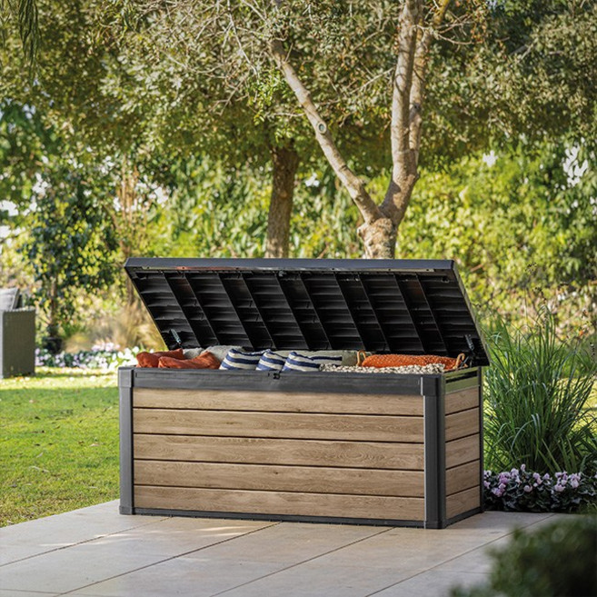 케터 데코코트 150G 데크박스(570리터)플라스틱 야외보관함 미니창고, 옵션, 1개